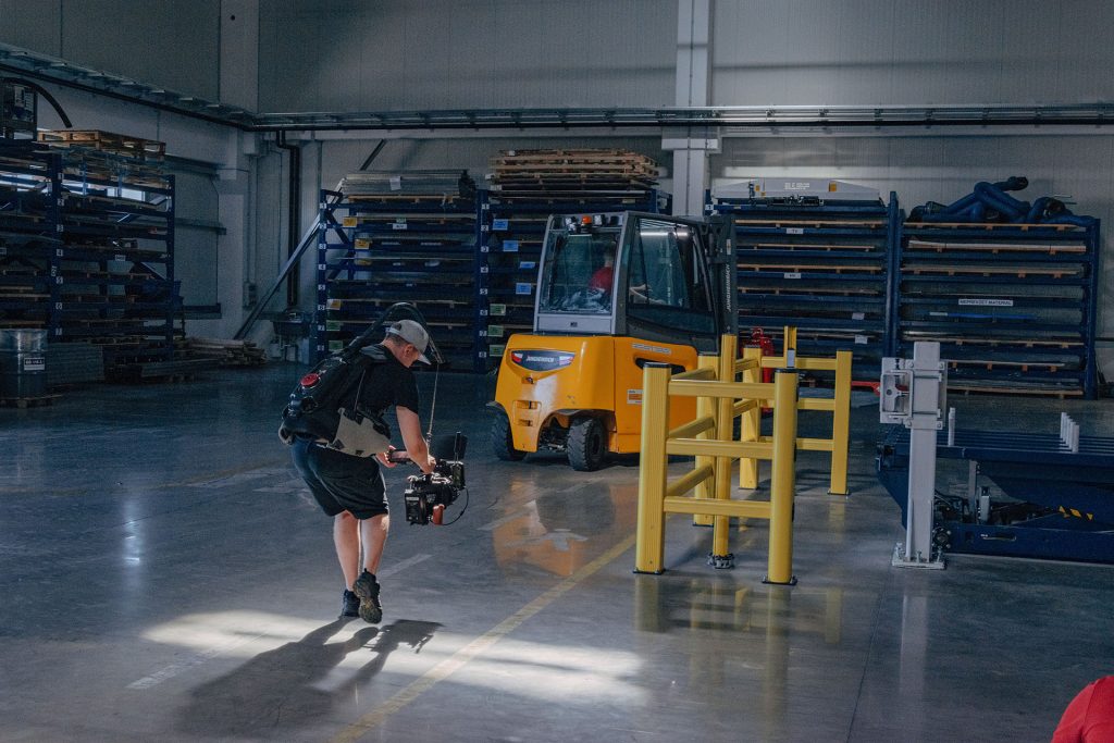 Snemanje industrijskih procesov v podjetju